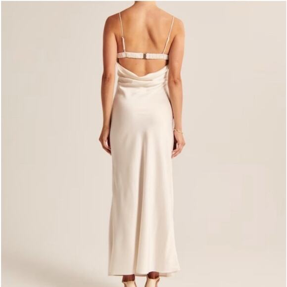 Abercrombie & Fitch Cream Maxi Dress - Picture 1 of 12
